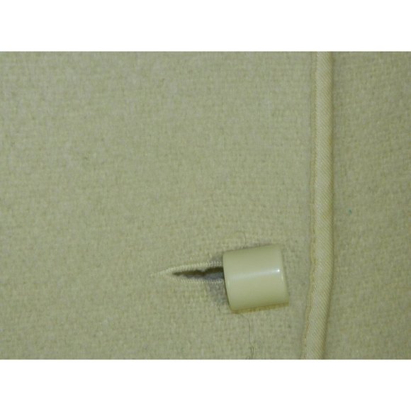 PIRETTA Finland Jacket Ivory Pea Coat Wool Oversize Slouchy Size 40 UK 14 USA 12 - Picture 6 of 9